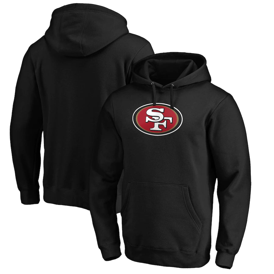 49ers Fanatics Logo Hoodie Sort