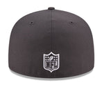 59fifty mørkegrå og teamcolor cap