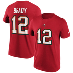 Brady Navn & Nummer T-shirt Rød