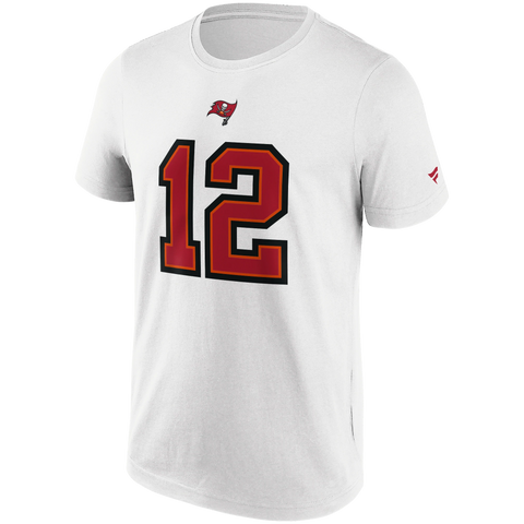 Brady Navn & Nummer T-shirt Hvid