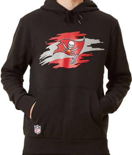 Buccaneers NFL Tear Logo Hoodie